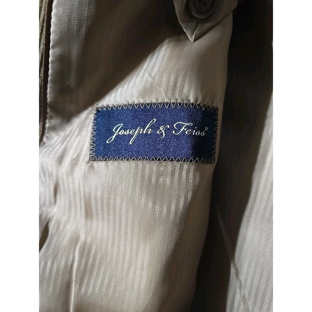 Joseph & Feiss Blazer Men's 50L Tan Corduroy Two Button Sport Coat Jacket